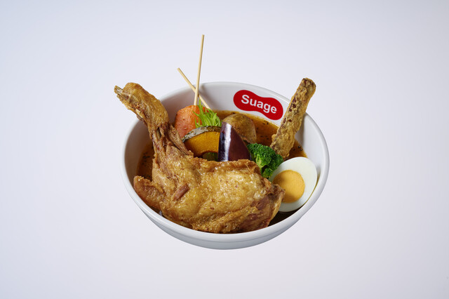 홋카이도 수프카레(닭다리)